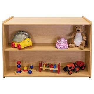 Tot Mate Laminate Toddler Double Sided Storage Shelf - 46" x 23 1/2" x 30 1/2"