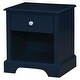 preview thumbnail 3 of 3, Cholla Transitional Solid Wood 1-Drawer Nightstand by Taylor & Olive