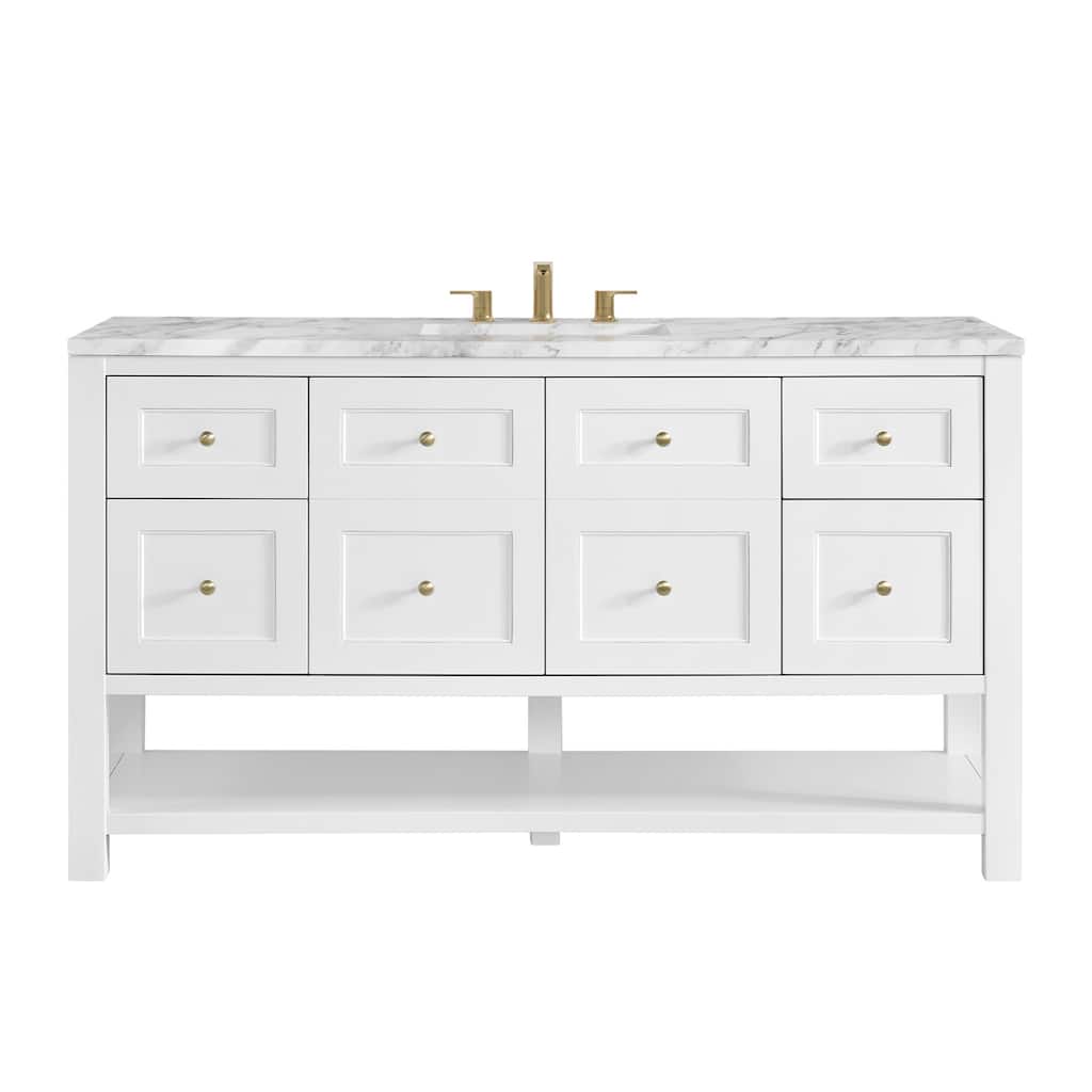 James Martin Vanities 330-V60S-3CAR Breckenridge 60" Free Standing