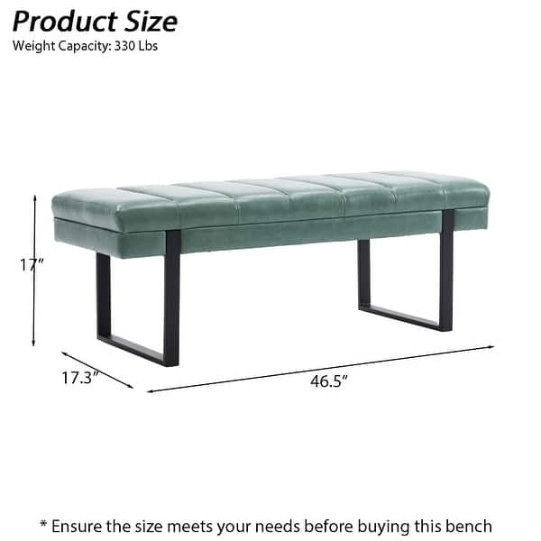 dimension image slide 1 of 16, Upholstered Bedroom Bench Tufted Entryway Bench Modern End of Bed Bench Dining Bench with Gold/Black Metal Legs for Window