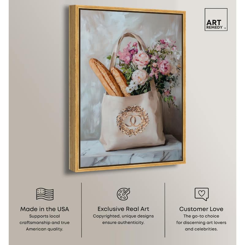 Chic Carryall I Canvas by Art Remedy