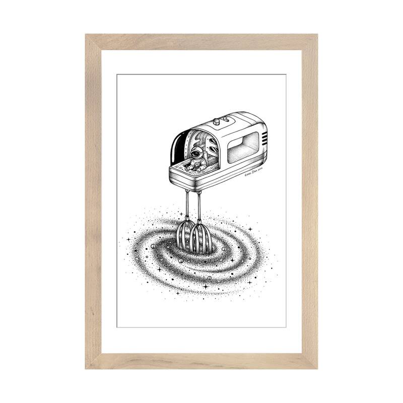 iCanvas "Mix It Up I" by Enkel Dika - Natural - 24x16x1