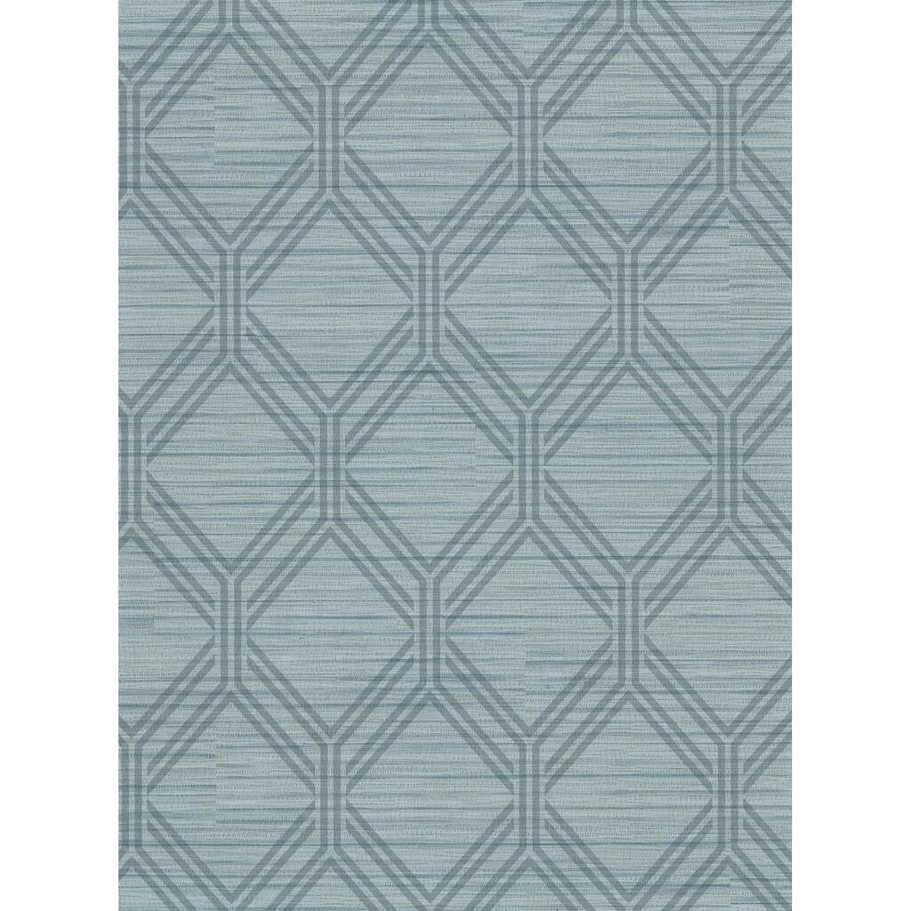 Vaughan Teal Geometric Wallpaper