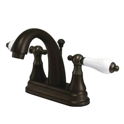 Kingston Brass English Vintage Centerset Bathroom Faucet with Brass
