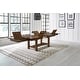 preview thumbnail 4 of 10, Simply Solid Periander Trestle Dining Table Set with Slatback Chairs & Server