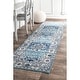 preview thumbnail 10 of 9, Nuloom Aqua Traditional Persian Fancy Area Rug 2'8" x 8' Runner - Aqua - Rectangle