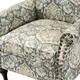 HULALA HOME Nailhead Trim Traditional Accent Armchair with Rolled Arms