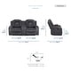 preview thumbnail 4 of 35, Brynda Corduroy 3-Piece Manual Double Reclining Sofa Sets