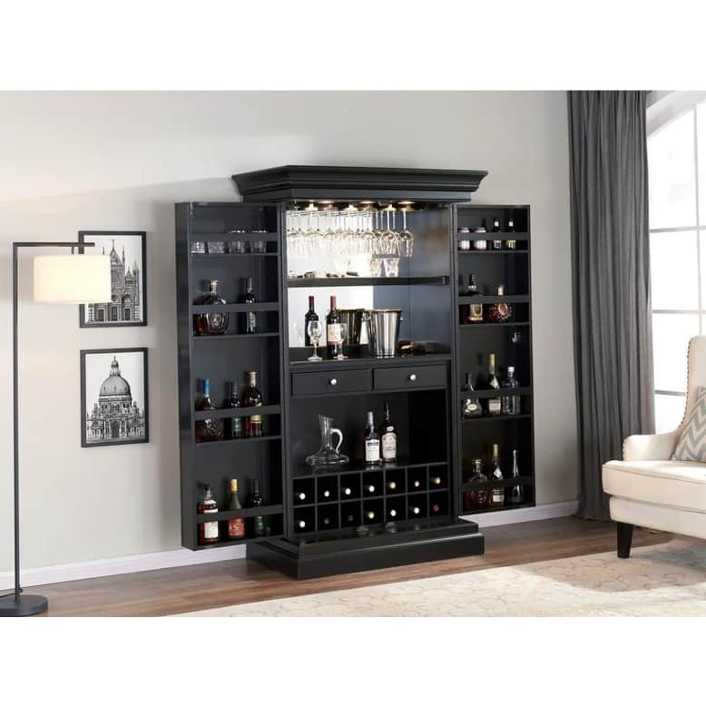 The Ashton Home Bar and Wine Cabinet