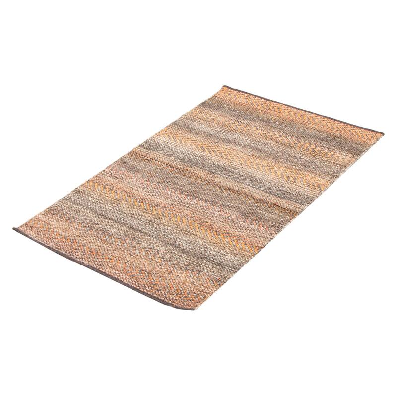 ECARPETGALLERY Hand-knotted Eternity Grey Wool Rug - 3'1 x 5'1