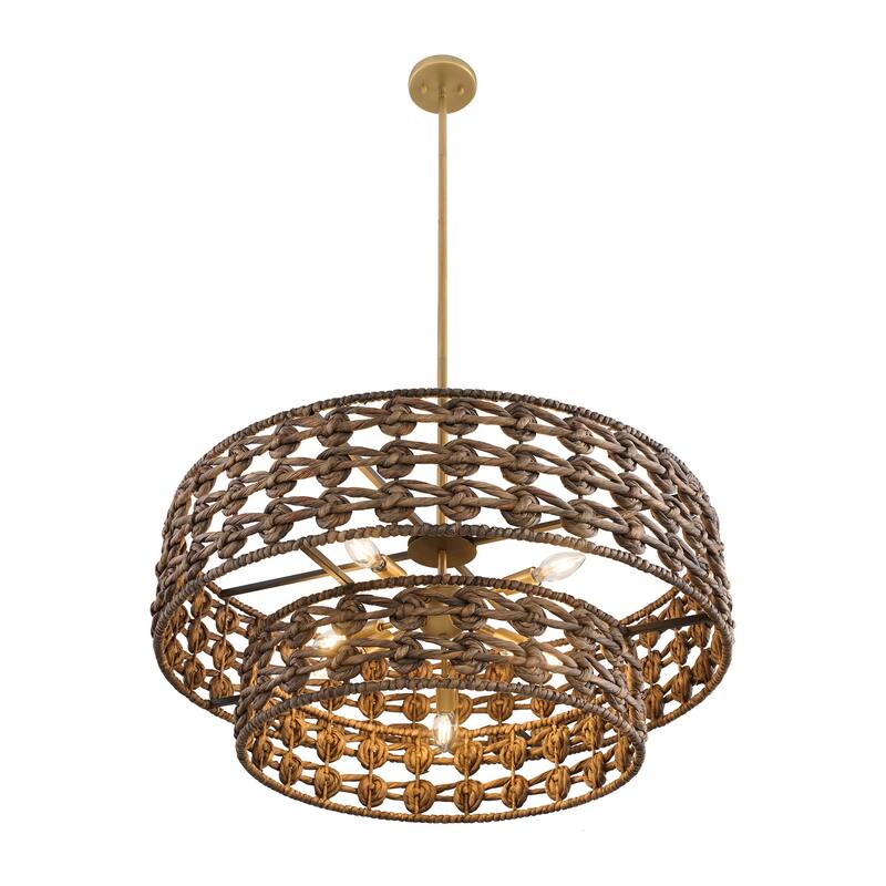 Savoy House 7-9284-7 Silencio 7 Light 30" Wide Ring Chandelier