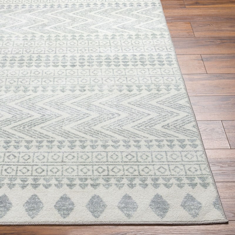 Livabliss Hera Moroccan Geometric Washable Area Rug