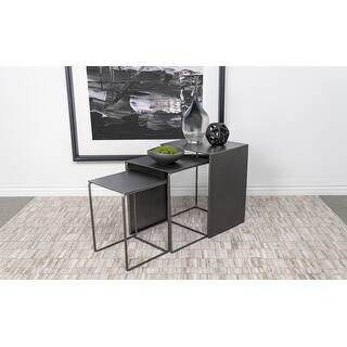 Belmont Grey 3-Piece Rectangular Nesting Table