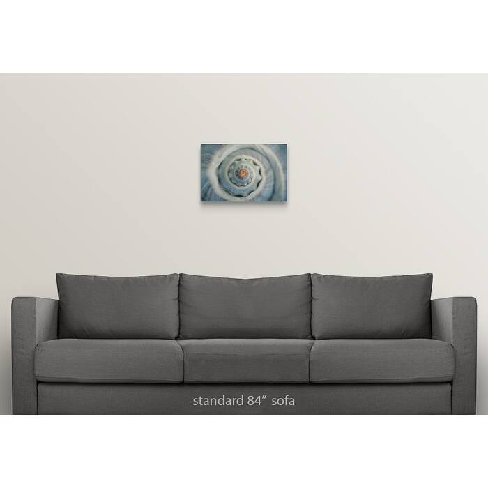 "Colorful conch shell spiral, Vienna, Austria" Canvas Wall Art