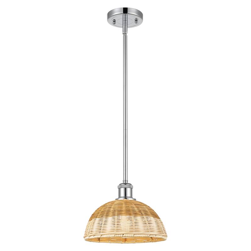 Innovations Lighting Endless Possibilities Ballston - Bristol Natural II - 1 Light 9" Stem Hung Mini Pendant - Polished Chrome