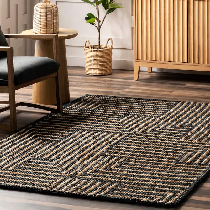 Grassland Handwoven Jute Area Rug