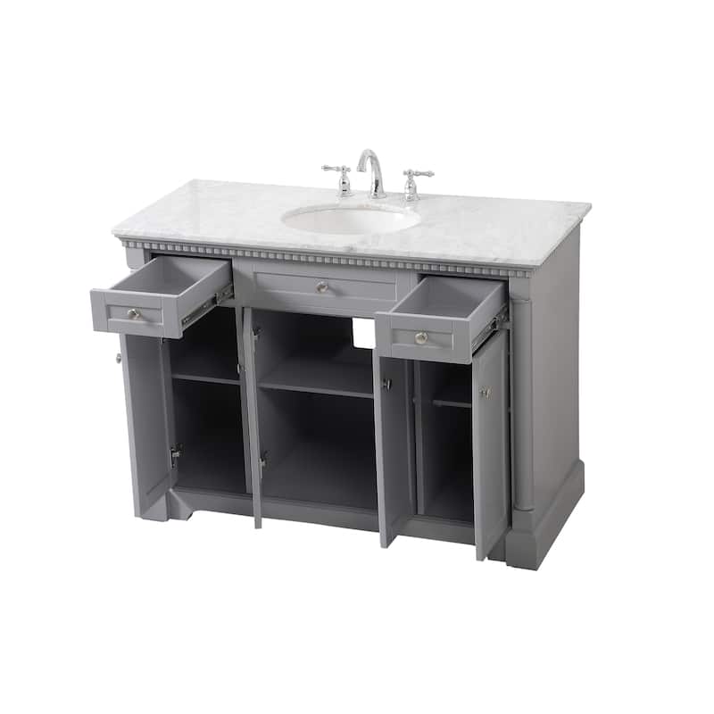 Petal 36 - 48 Inch Single Bathroom Vanity