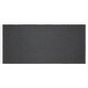 preview thumbnail 4 of 3, Black Check Stars Coir Welcome Rug Rect 17x36