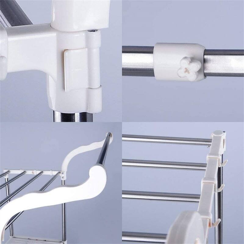 2-Layer Over Washing Machine Storage Rack