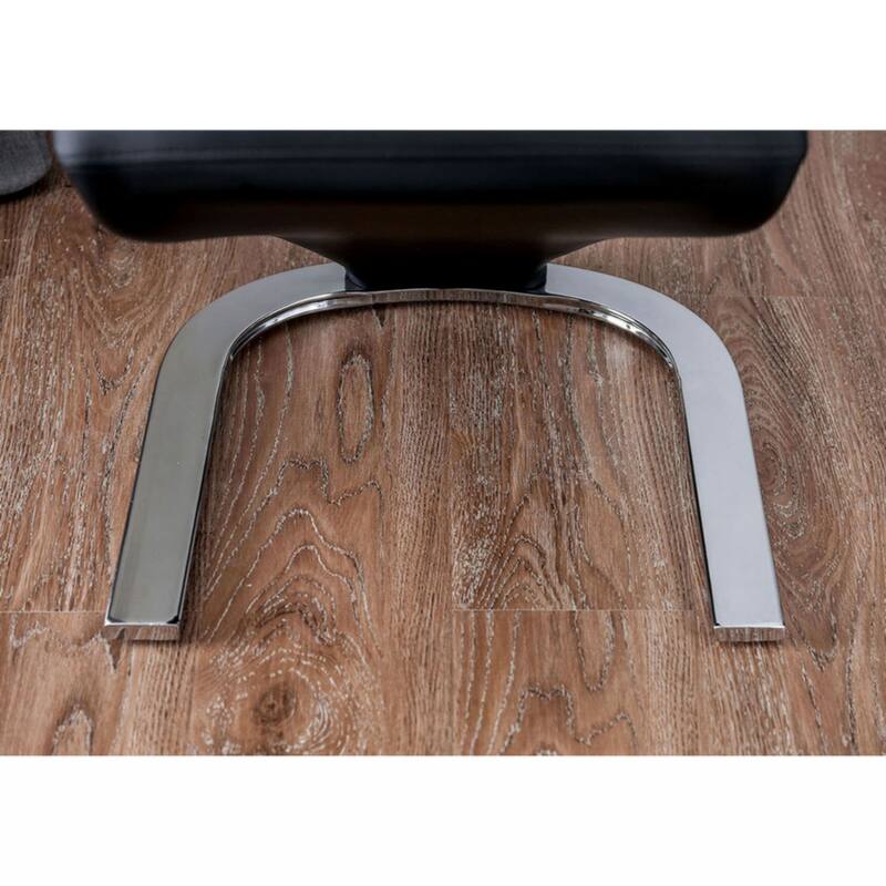 Set of 2 Padded Leatherette Side Chairs