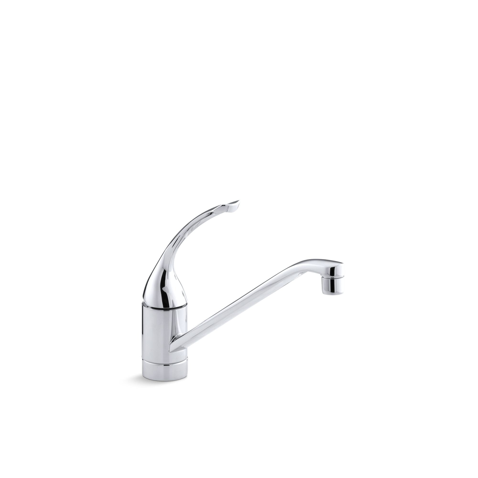Shop Kohler Coralais Single Hole Kitchen Sink Faucet With 10 Spout And Loop Handle K 15175 Fl Cp Overstock 31312619