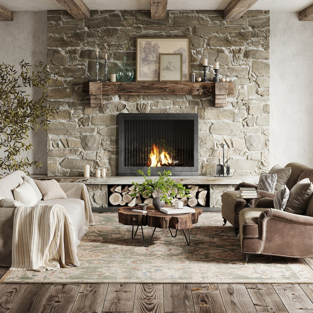 Nuloom Orlina Floral & Paisley Transitional Area Rug
