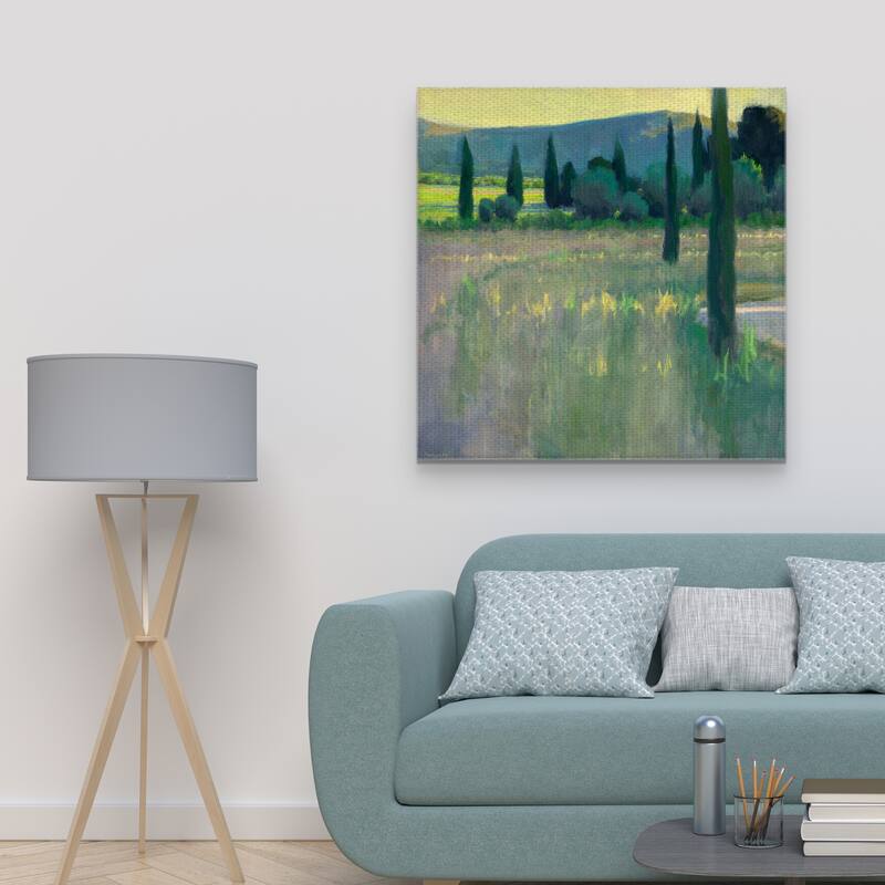 Evening at the Chateau by Ian Roberts Canvas Art Print