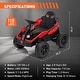 preview thumbnail 20 of 19, 24V Ride On Toys for Big Kids, 4 Eva Wheels Utv