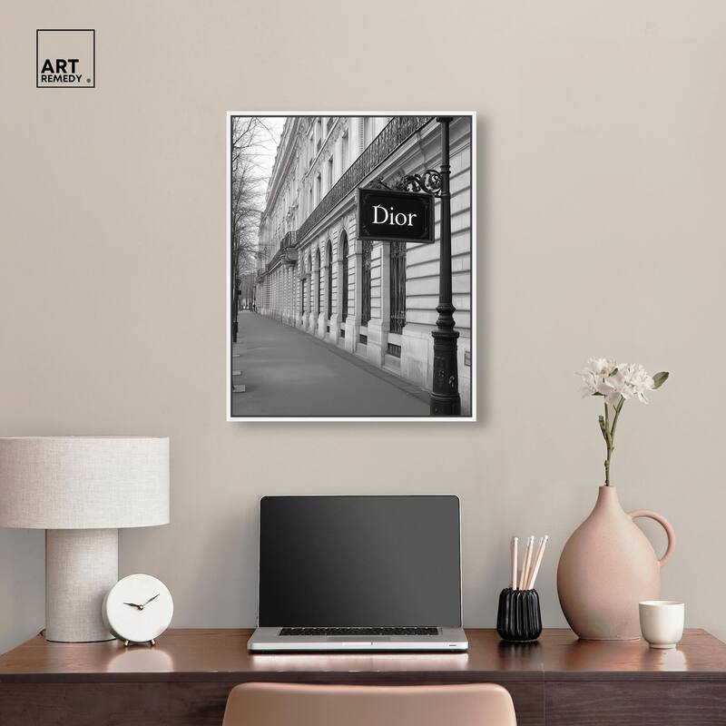 Parisian Street Canvas by Art Remedy