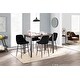 preview thumbnail 45 of 62, Silver Orchid Naldi Contemporary Black Counter Stool (Set of 2) - N/A