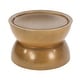 preview thumbnail 8 of 18, Christopher Knight Home Metal Hammered Coffee Table with Hourglass Design and Antique Finish
