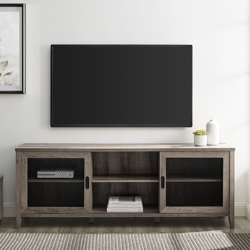Middlebrook 70-inch Sliding Mesh Door TV Stand