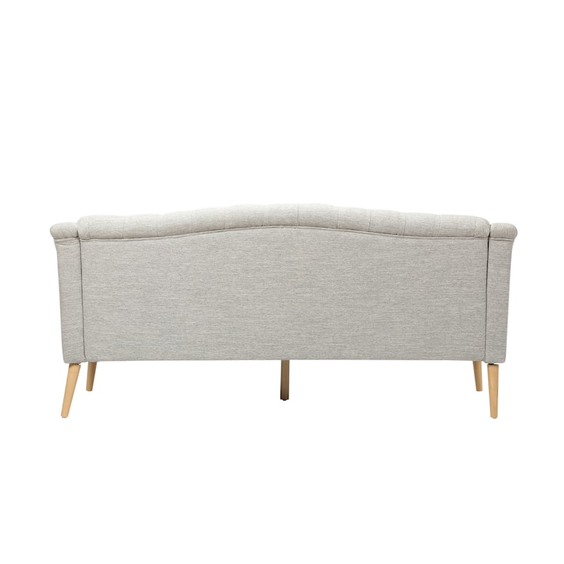 Adelia Modern 3-seat Tufted Fabric Sofa by Christopher Knight Home