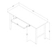 preview thumbnail 3 of 8, South Shore Ezra Desk