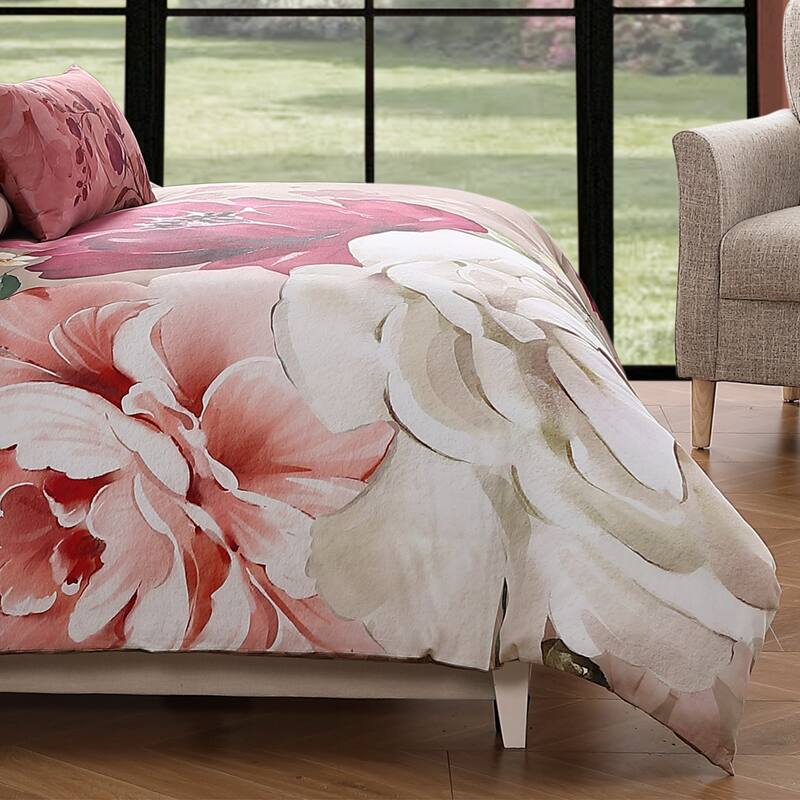 Bebejan Florence 100% Cotton Sateen 5 Piece Reversible Comforter Set