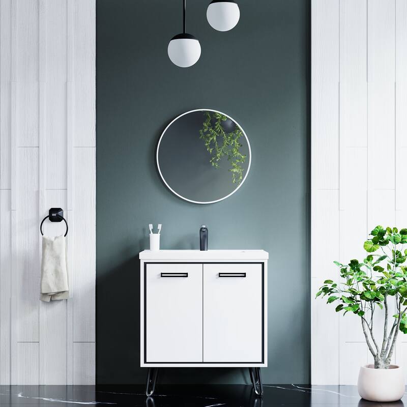 Catton Round Mirror - 24" Diameter