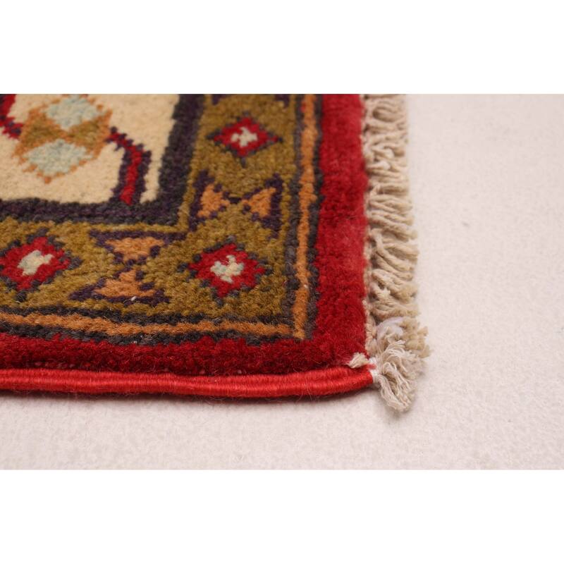 ECARPETGALLERY Hand-knotted Finest Ghazni Red Wool Rug - 2'10 x 9'6