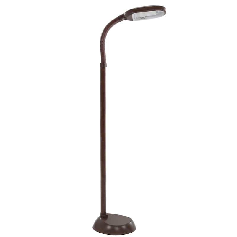 Adjustable Natural Daylight Floor Lamp with Bendable Neck