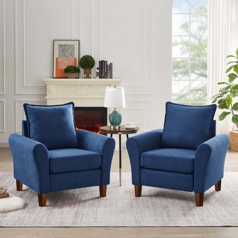 Modern Accent Chair Comfy Upholstered Armchair for Living Room
