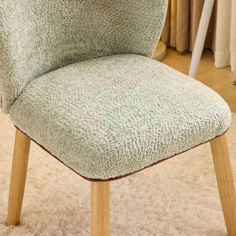 Modern Curved Back Accent Chair
