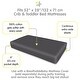 preview thumbnail 20 of 33, BreathableBaby Cotton Percale Fitted Sheet, For 52" x 28"/132 x 71 cm Crib & Toddler Bed Mattress, Solids (2-Pack)