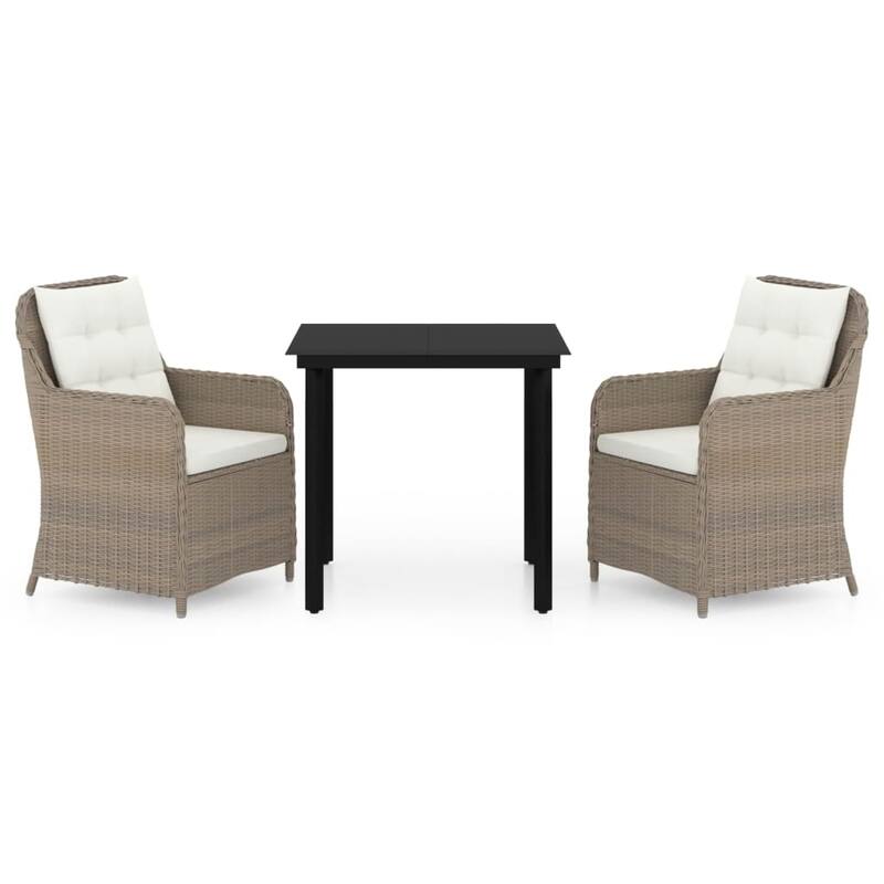 vidaXL Patio Dining Set Outdoor Dining Set Table and Chair Set for Garden