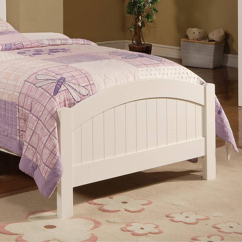 Twin Size Plywood Platform Bed Set with Vertical Line Headboard, Nightstand and 5-Drawer Chest
