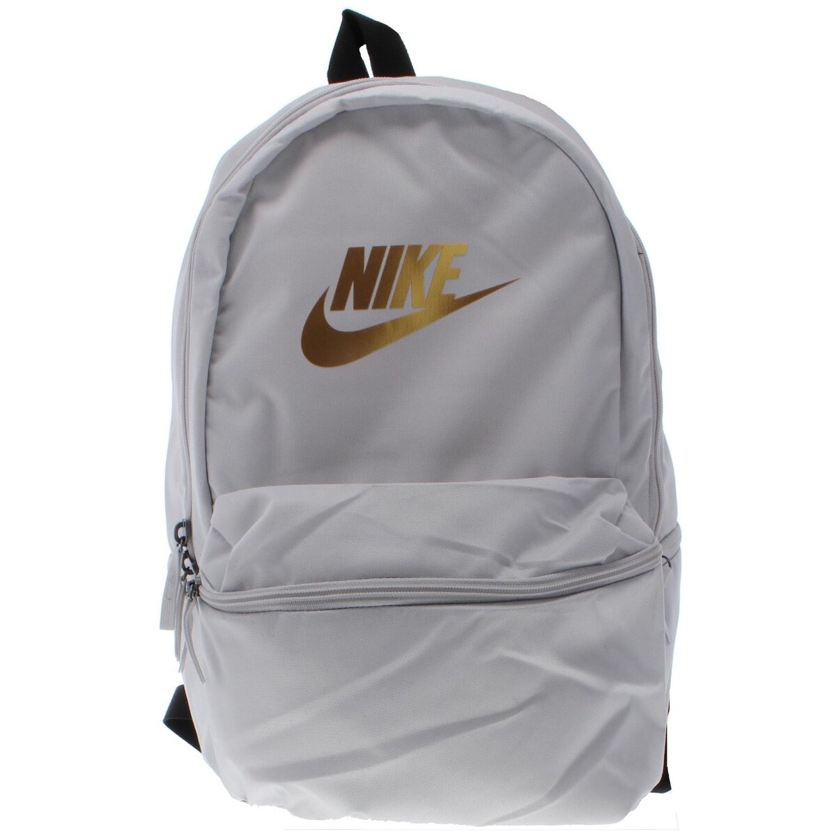 nike gold and black backpack