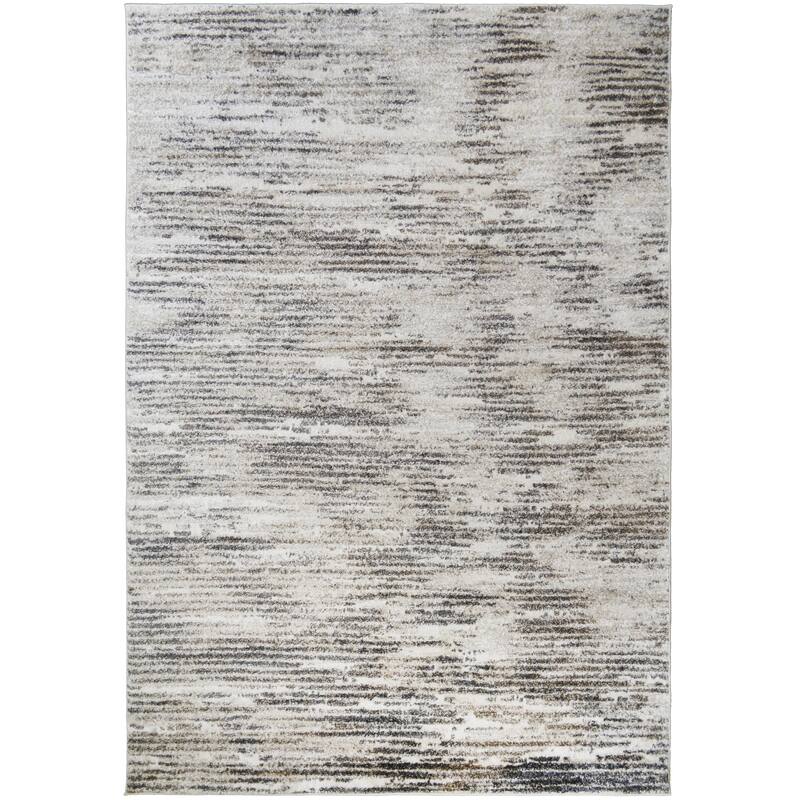 Denver Druid Transitional Area Rug - 5'3"x7'3" - Cream