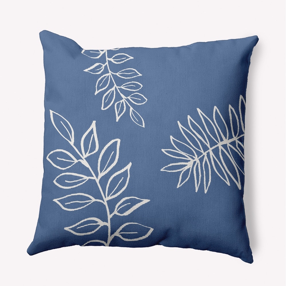 Fern Leaves Decorative Indoor Pillow