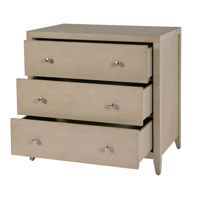 Dana 34 in. W Rectangular Wood 3 Drawer Chest