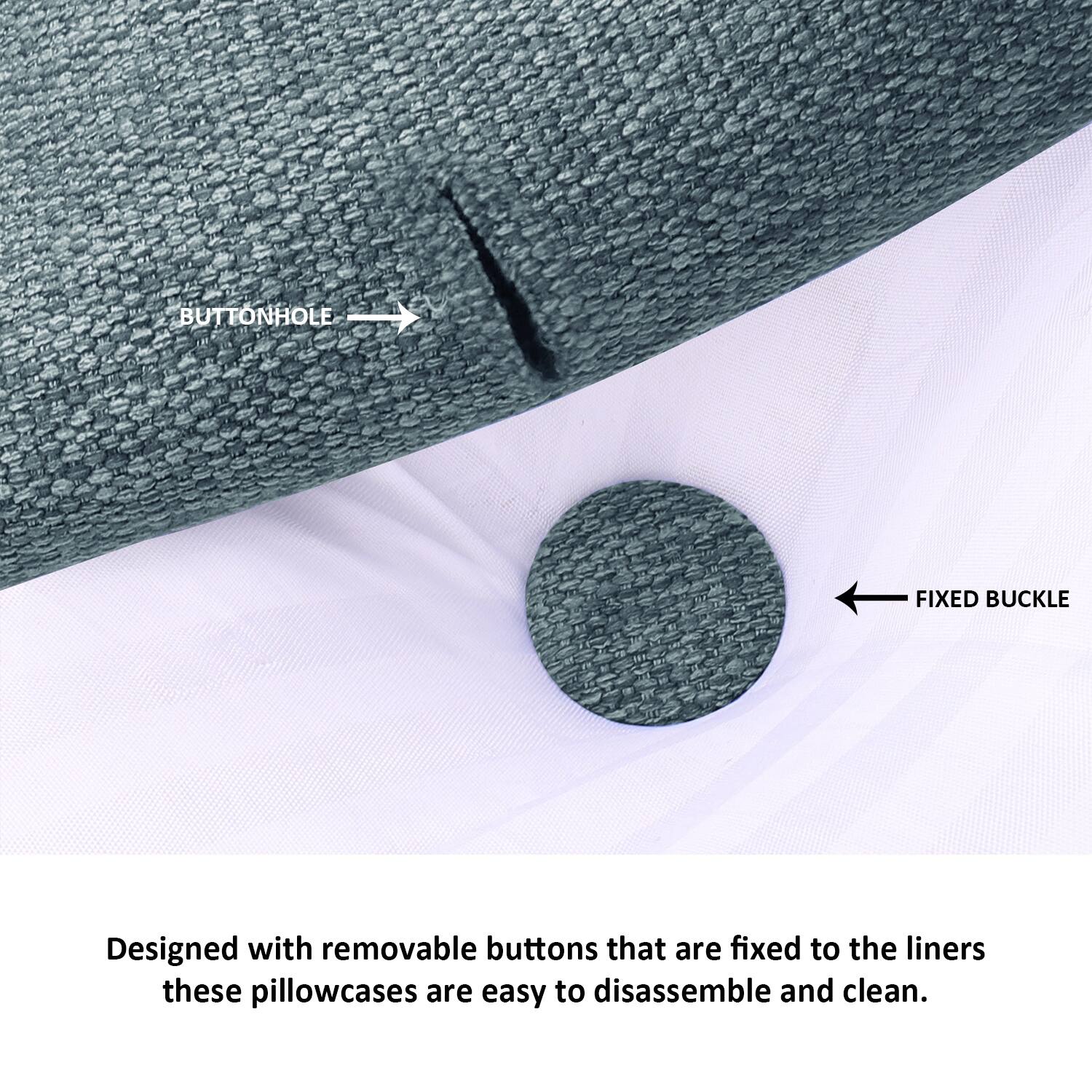 WOWMAX Bed Rest Bolster Wedge Back Reading Pillow Sitting Up Lumbar