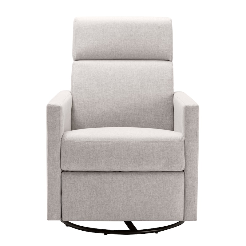 Modern Upholstered Swivel Rocker Recliner