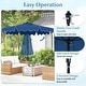 preview thumbnail 12 of 23, Costway 9 FT Patio Umbrella 2-Tier Market Table Umbrella with